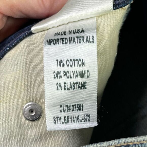 Citizens of Humanity Rocket Jeans Women's 25 Blue Skinny High Rise Dark Denim - Picture 8 of 13